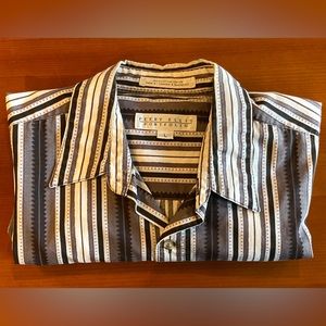 90s Perry Ellis Portfolio Mens Size L Shirt Button Up Long Sleeve Vintage
